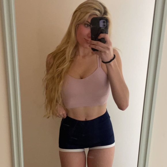 Lululemon Like a Cloud Longline Bra - Pink Peony - Picture 2 of 6